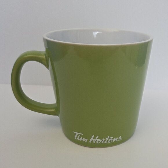 Tim Hortons Brewing Smiles Since 1964 Green Mug 2017 Limited Edition - Picture 3 of 9